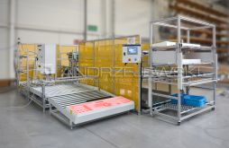Buffer of autonomous AGV cart