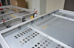 Assembly tables for electrical switchboards