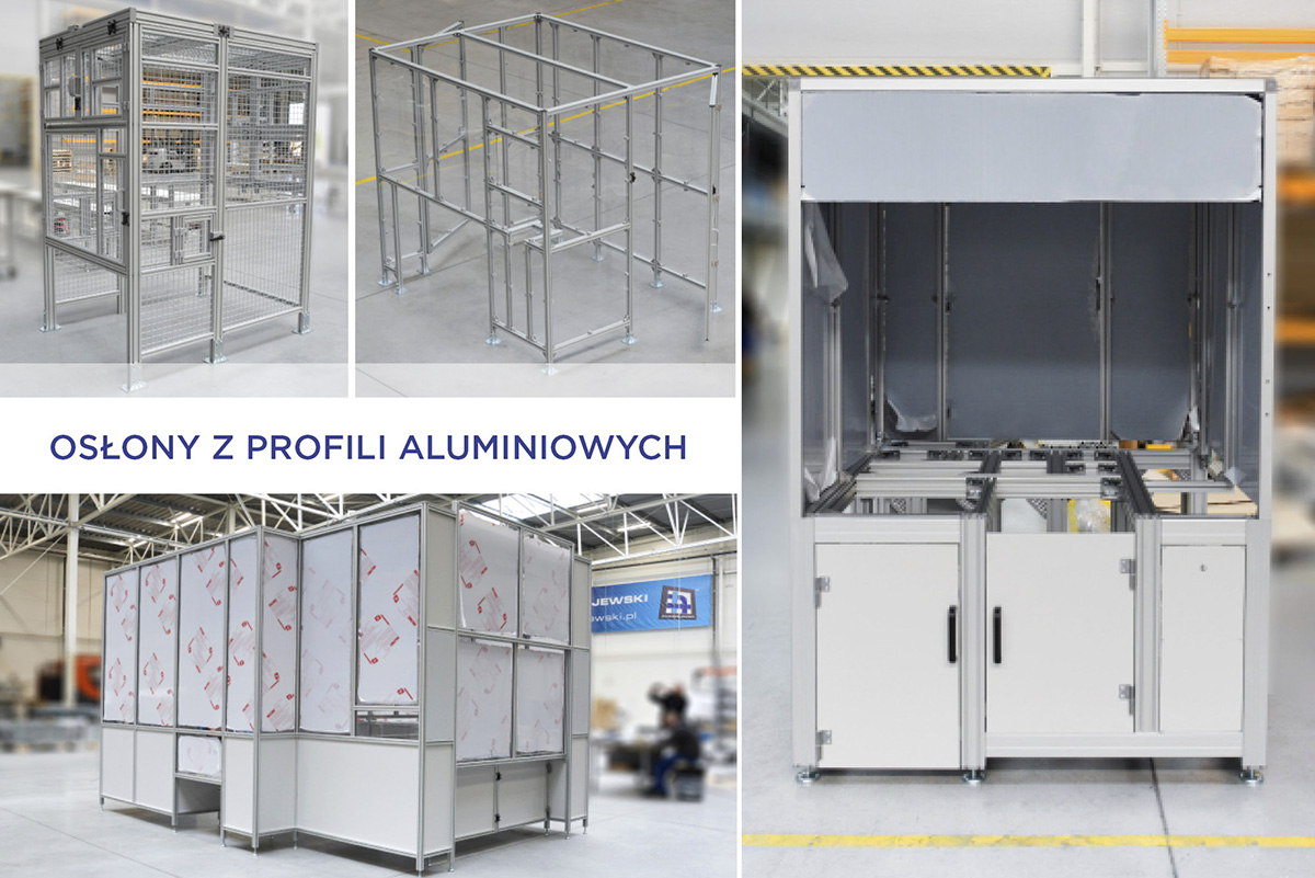 Osłony maszyn z aluminium